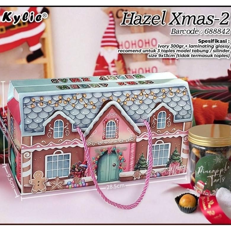 

CR - Box Hazel christmas box kue natal (5pc) TERLARIS
