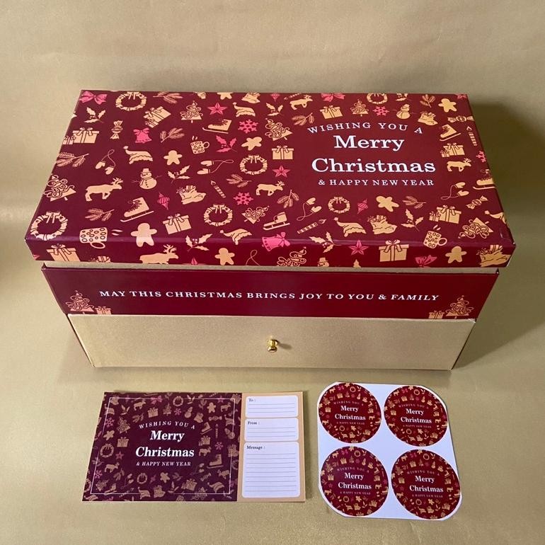 

CR - Hampers natal / kotak kado christmas/ box kue kering natal Laci TERLARIS