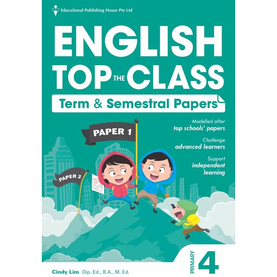 

READY ENGLISH TOP THE CLASS TERM/SEM PAPERS QR P4 | BUKU LATIHAN SOAL SD