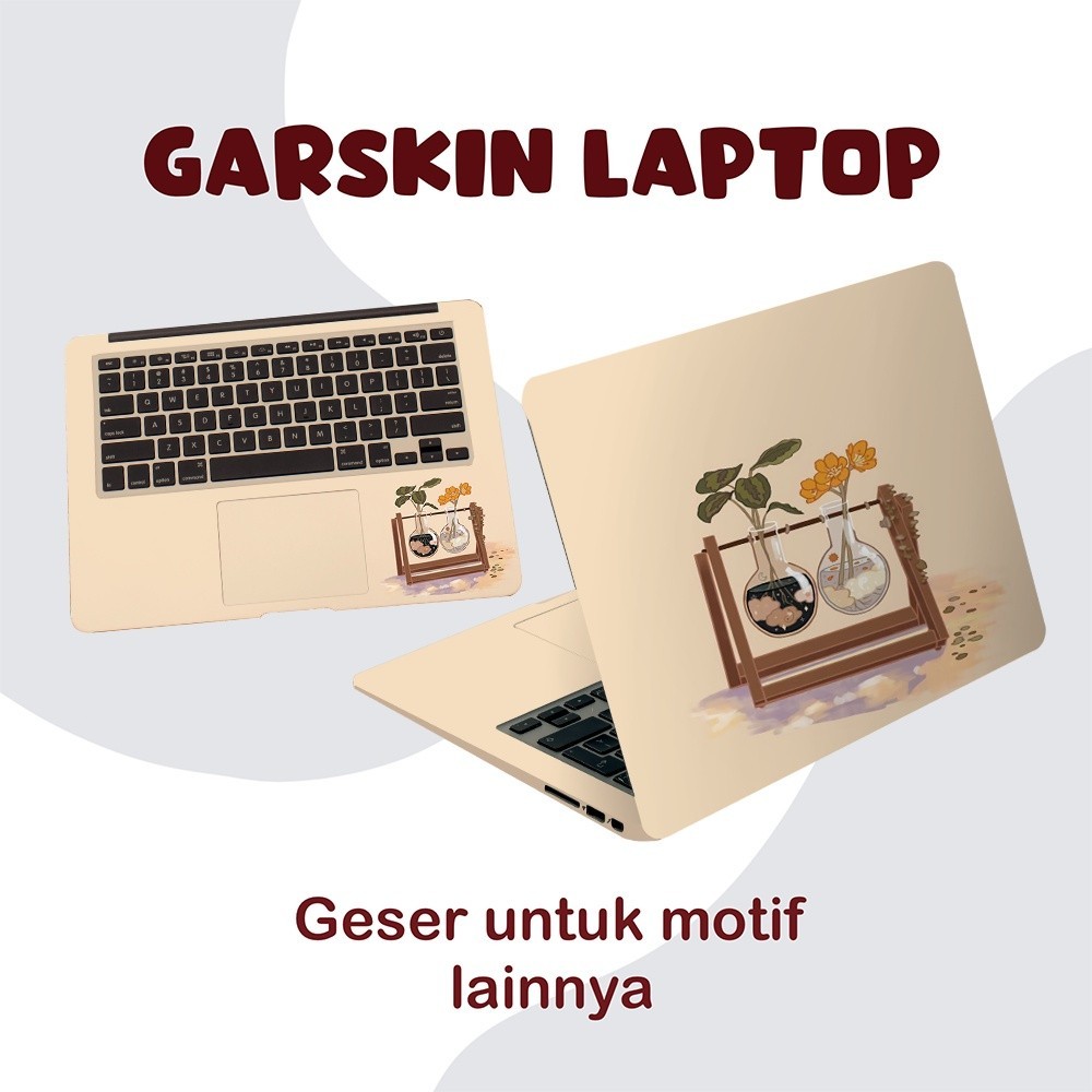 

Laptop Cover Notebok Bunga Pelindung Aesthetic Multi60 Casing/Case Stiker Skin Wrap CUSTOM - Premium Quality