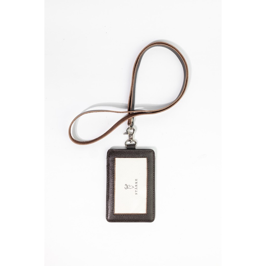 

TERBARU - Name Tag Lanyard ID Card Kulit Asli STARKE Hustle Hog Cokelat Tekstur