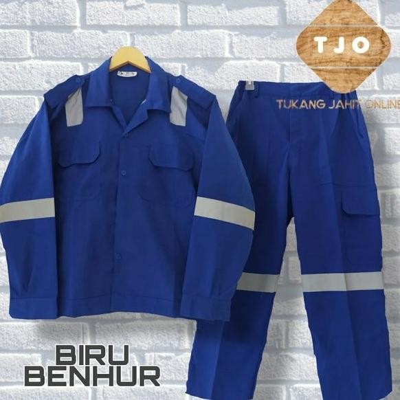 Wearpack safety SETELAN baju dan celana Wearpack kerja scotlight