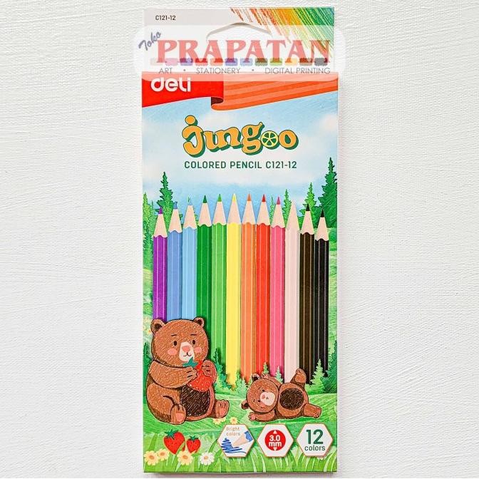 

BARU PENSIL WARNA DELI JUNGOO C-121 | COLOR PENCIL