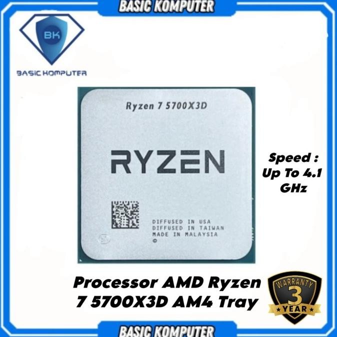 Processor AMD Ryzen 7 5700X3D 3.0Ghz Tray Garansi 3 Tahun