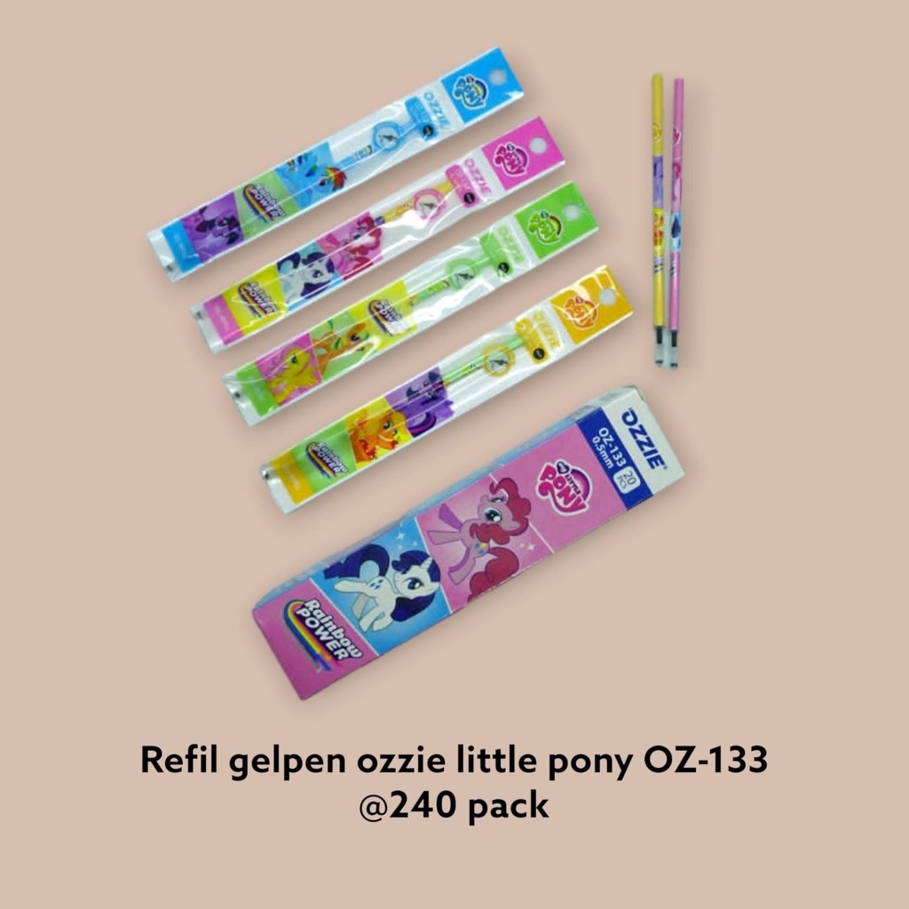 

Refill gelpen Ozzie little pony OZ-133 (1 Box isi 20 pcs)