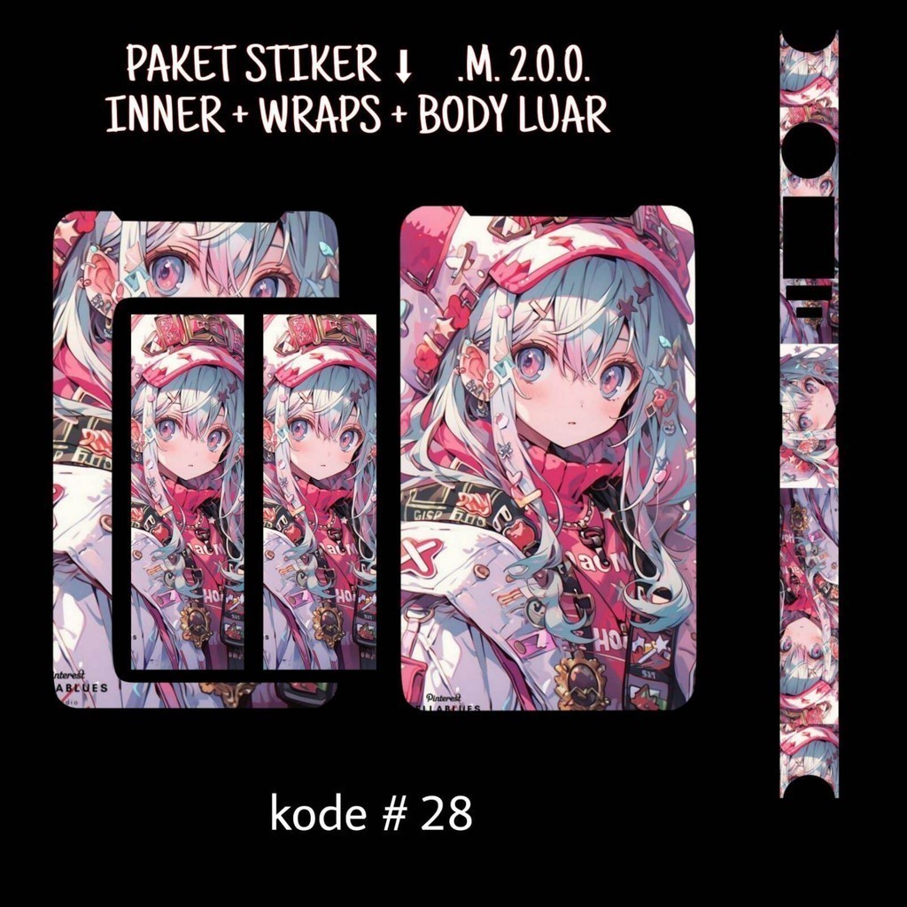 

Centaurus M200 Sepaket Casing/Case Stiker Skin Wrap CUSTOM - Premium Quality