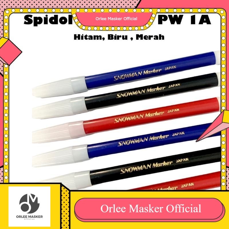 

Spidol Snowman hitam kecil (1pcs) original