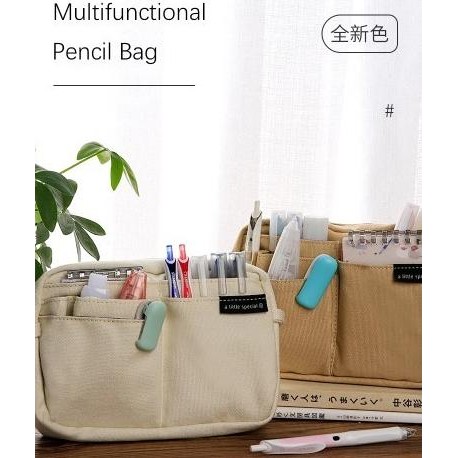 

BARU KOKUYO WSG-BBS01 PENCIL BAG MULTIFUNCTIONAL STORAGE BAG SIMPLE RETRO