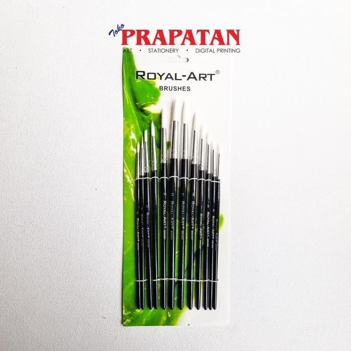 

BARU KUAS LUKIS ROYAL ART / ROYAL ART BRUSH SET 12