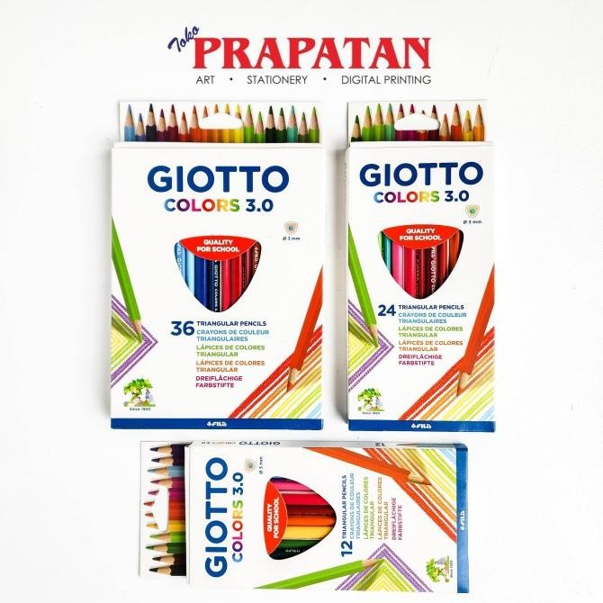 

BARU PENSIL WARNA GIOTTO COLOR PENCIL 3.0 TRIANGULAR SET