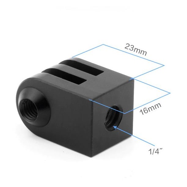 Free Ongkir Metal Tripod Adapter Base Screw Mount Gopro Akaso Brica Insta360 Deal