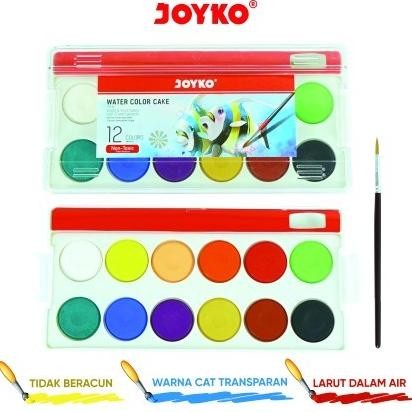 

BARU WATER COLOR CAKE TITI 12 WARNA