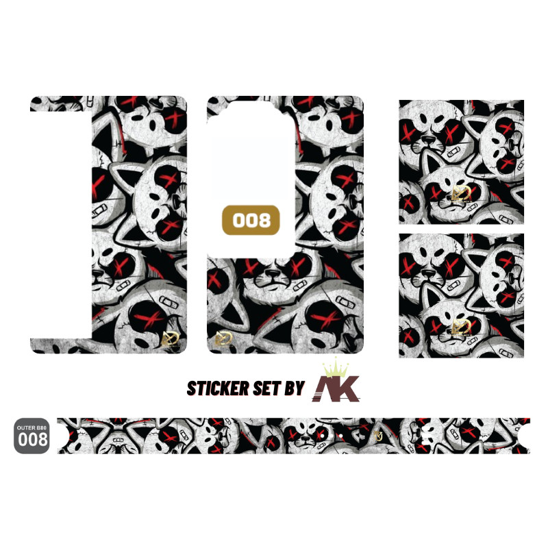 

Set Lengkap Laminasi Doff B80 Pres Motif 8 Casing/Case Stiker Skin Wrap CUSTOM - Premium Quality