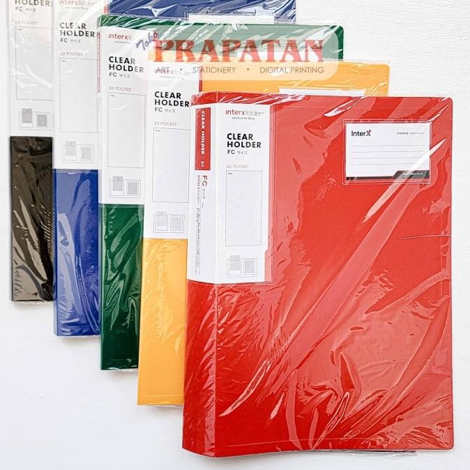 

BARU CLEAR HOLDER / DISPLAY BOOK / INTER X FOLDER FOLIO - 60 POCKETS
