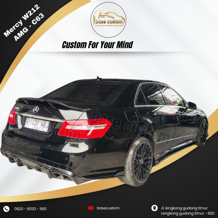 BODYKIT W212 UNTUK BUMPER AMG & AMG C63