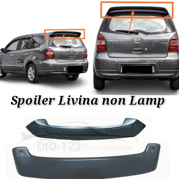 SPOILER NISSAN LIVINA PLASTIK ABS