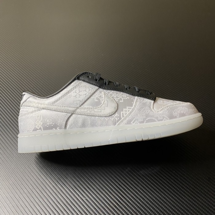 Nike Dunk Low x CLOT x Fragment White