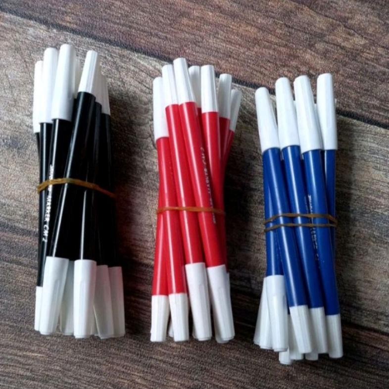 

Sale (12Pcs) Spidol Safari Cm2 Warna Hitam Merah Biru Murah Grosir Lusin/ Spidol Kecil Alat Tulis Sekolah Kantor