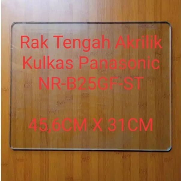 RAK KACA KULKAS PANASONIC NR-B25GF-ST