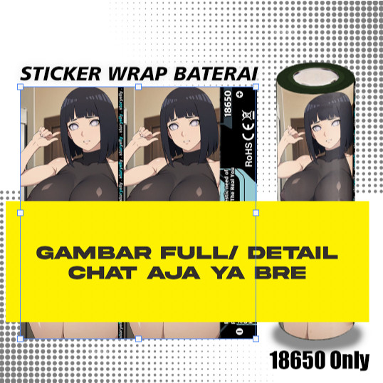 

Storyelly Pelindung Baterai Stiker Wrap 18650 Waifu Naruto Motif Nar17 Casing/Case Stiker Skin Wrap CUSTOM - Premium Quality