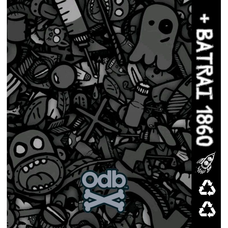 

Famstore Stiker Wrap Baterai 18650 Motif Art Random Dan Anti Gores 2 Casing/Case Stiker Skin Wrap CUSTOM - Premium Quality