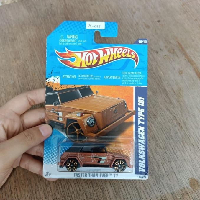 Hot Wheels - Volkswagen Type 181 - Orange Black