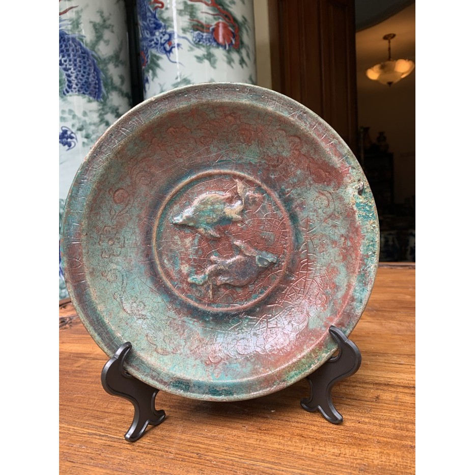 PIRING KERAMIK TUA PIRING LANGKA TEMUAN CELADON TUA