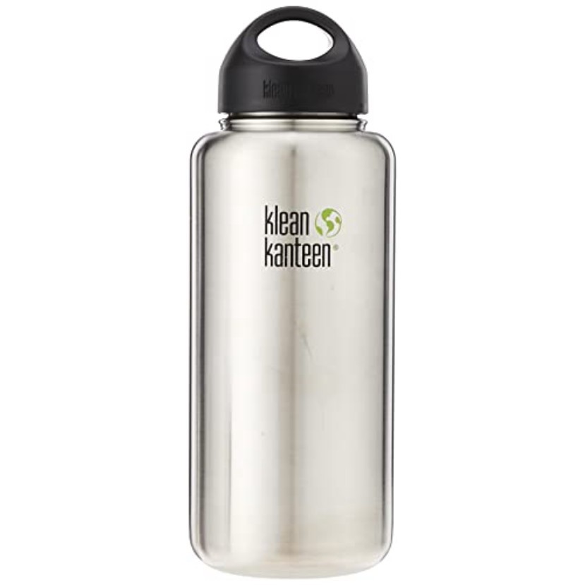 PRODUK TERBATAS Klean Kanteen Wide Mouth Stainless Steel Water Bottle Single Wall