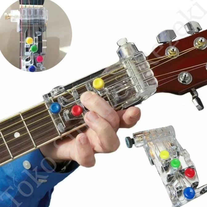 Trending Tunner Alat Bantu Gitar Kunci Senar Adjustable Fred Tune Pemula Guitar Deal