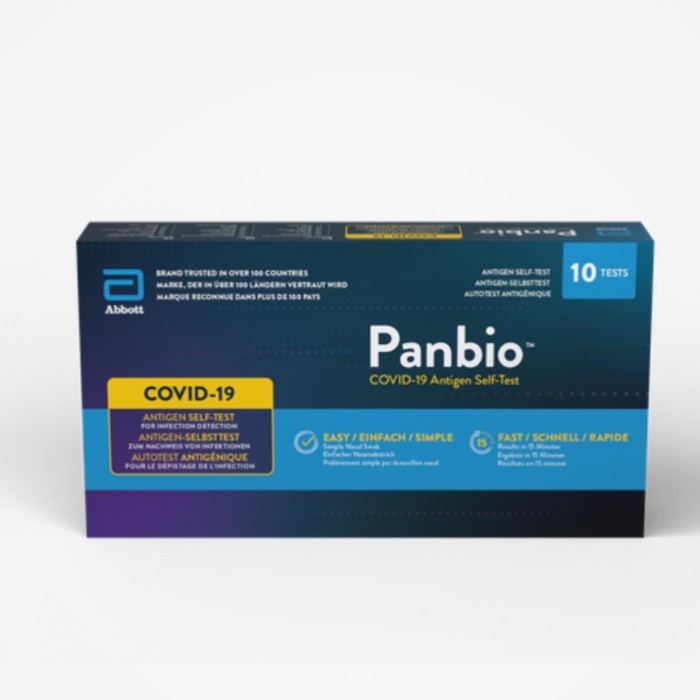 BEBAS ONGKIR - Abbott Panbio nasal antigen Singapore Rapid Antigen Test 10pcs