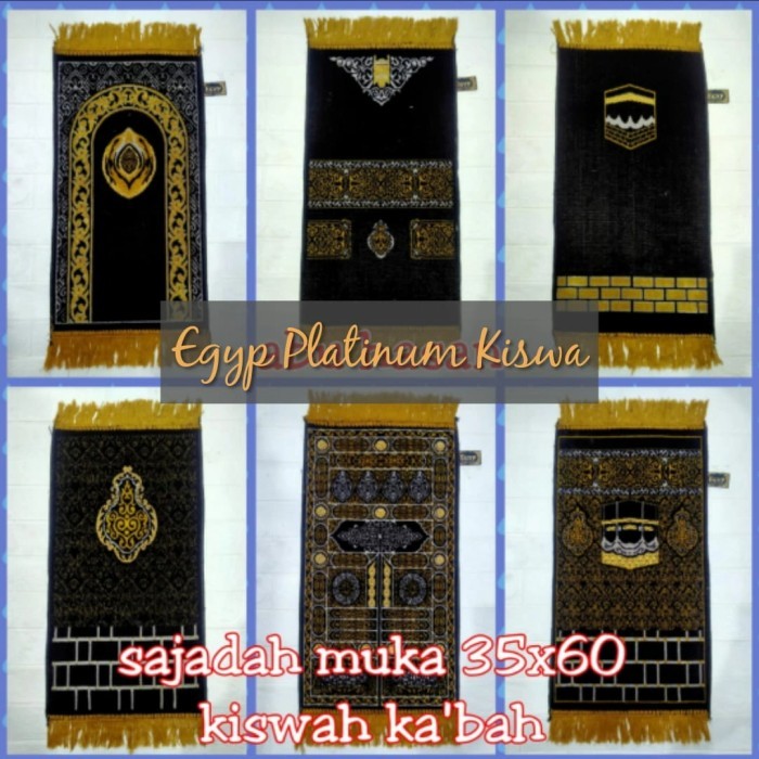 Sajadah Sajadah Kiswah Kecil EGYP Platinum sajadah muka sujud sajadah anak terlaris halus terbaru em
