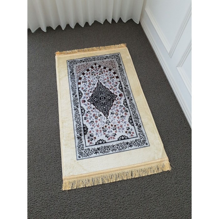 Sajadah Sajadah Masjid Busa Jumbo Tebal Premium Empuk Part 2 - Rumbai Tiraz halus empuk premium lemb