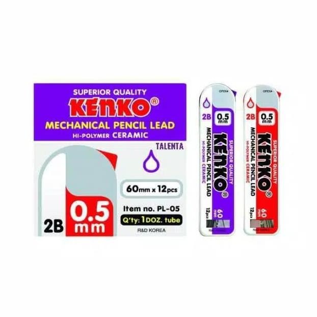 

Varian Terbaru ! Isi Pensil Mekanik Kenko 2B 0.5mm Lusinan