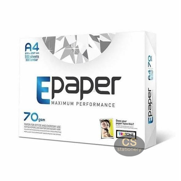 

kertas hvs A4 70gr / 75gr Epaper 1 dus khusus gosend
