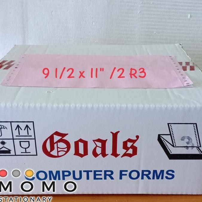 

Continuous form / kertas komputer 3ply bagi 2