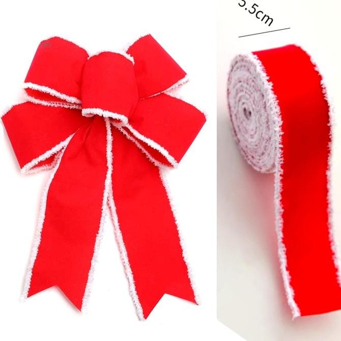 

Sale! Pita Natal Bulu Dekorasi Pohon Pita Kado Murah Hiasan Christmas Murah