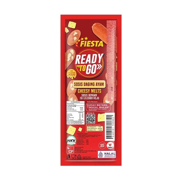 

FIESTA SOSIS RTG CHEESY MELTS 65 GR