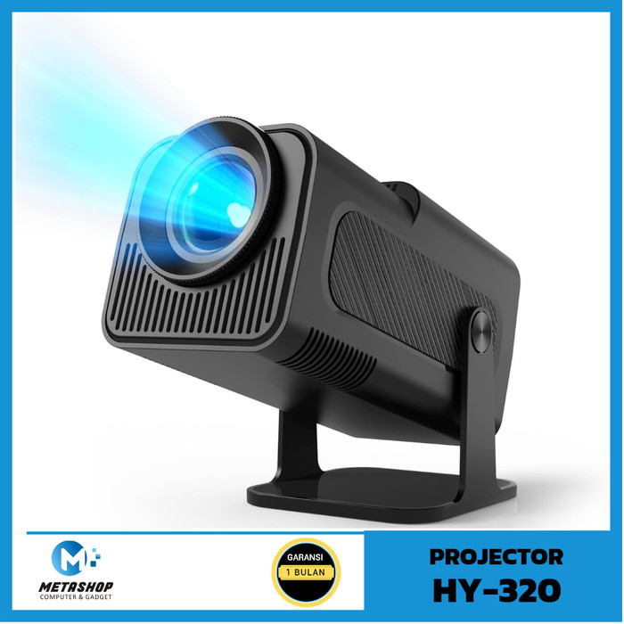 Projector Hy320 Mini Portable Auto Keystone Fhd 1080P Smart Infocus Led Proyektor 4K Wifi 6 New 100