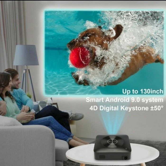 Ezx1 New Projector Ezzrale Full Hd 1080P Native, Smooth Mirroring Type Terlaris 100 % Original