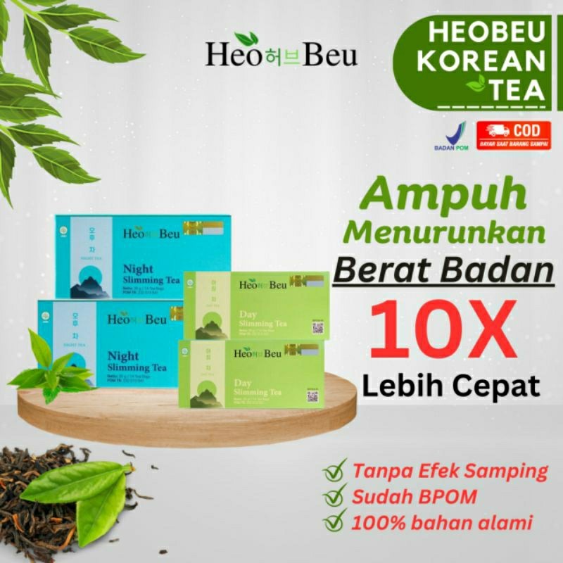 

Promo 12.12 Teh Pelangsing Heo Beu 100% Asli Minuman Diet Herbal Korean Penurun Berat Badan Bpom