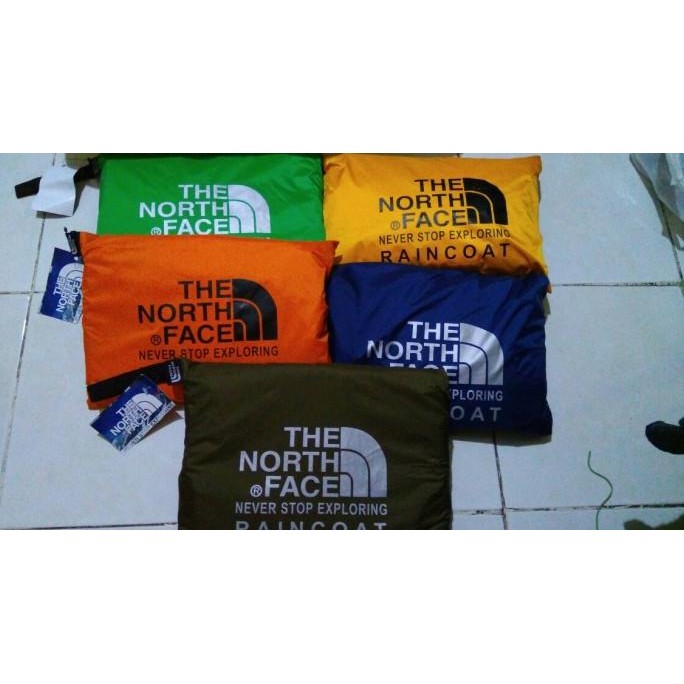 Raincoat Jas Hujan The North Face Full sealed setelan size jumbo