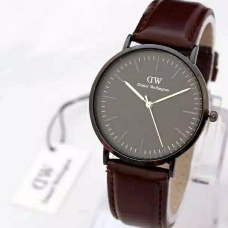 12.12 Big Promo Jam Tangan Pria Wd / Jam Tangan Kulit Cowok Murah Original