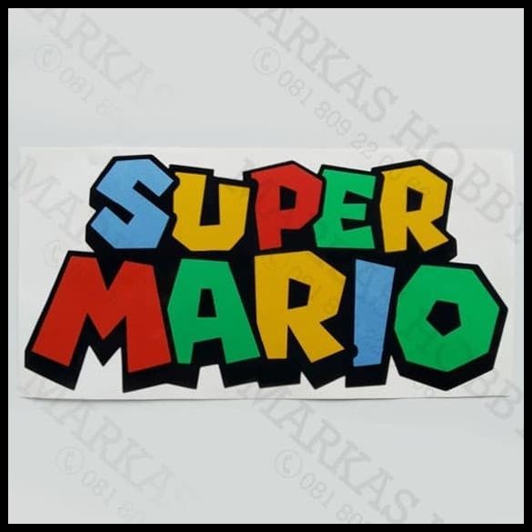 

HOT DEAL STIKER SUPER MARIO TEXT TITLE !!