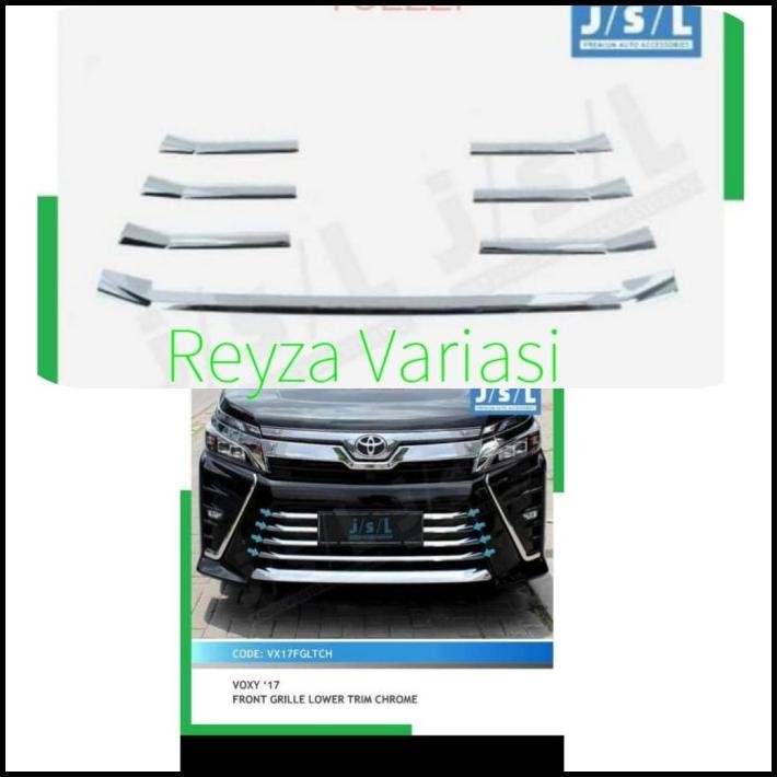 TERBARU LIST GRILL RADIATOR TOYOTA VOXY CHROME 