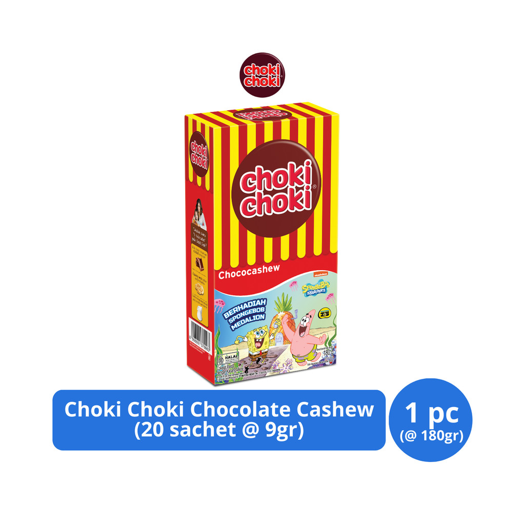 

Choki Choki Chocolate Cashew 20s @ 9gr