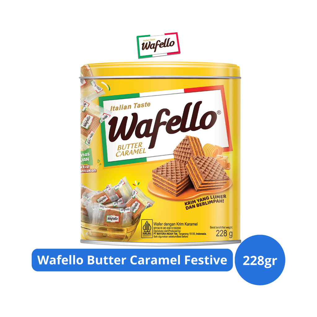 

Wafello Butter Caramel Festive 228gr