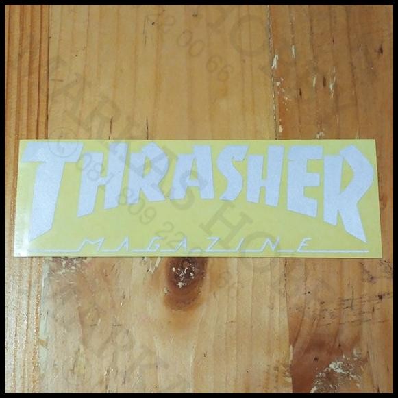 

TERMURAH STIKER TRASHER SILVER !!!!!