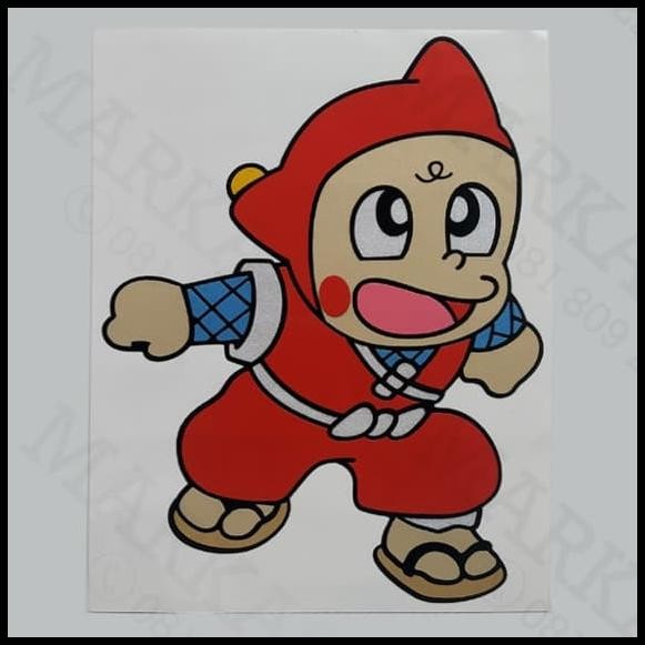 

HOT DEAL STIKER NINJA HATTORI SHINZO HATTORI CHARACTER !!