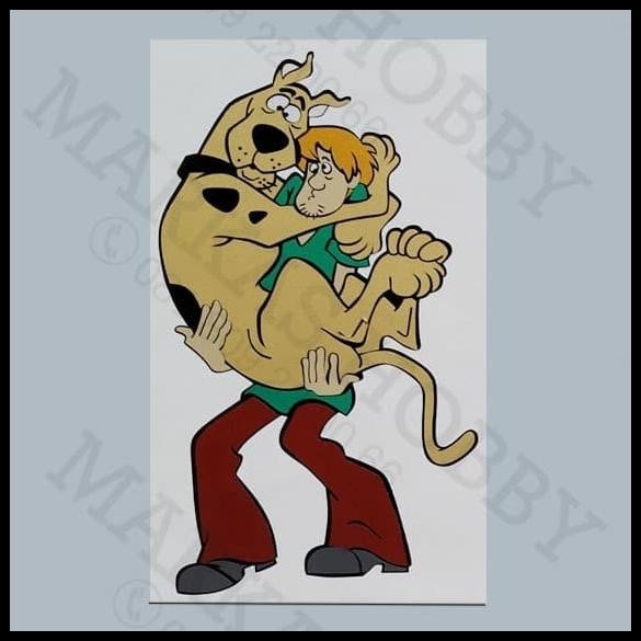 

BEST DEAL STIKER SCOOBY DOO SHAGGY ROGERS CARRYING SCOOBY DUM !!!!!!