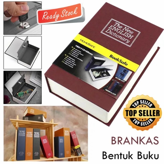 

Brankas Kotak el Buku Novel brangkas bentuk buku tempat rahasia